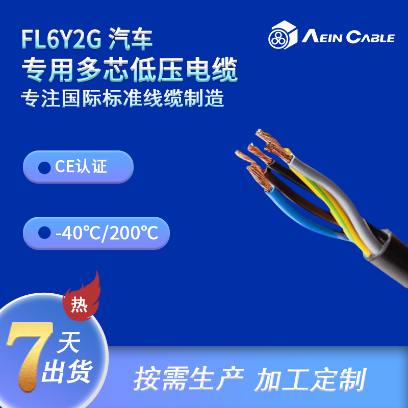 FL6Y2G 汽车专用多芯低压电缆